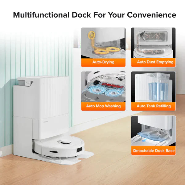 Roborock Q Revo Robot Vacuum and Mop with Multifunctional Dock (Back Order Only)